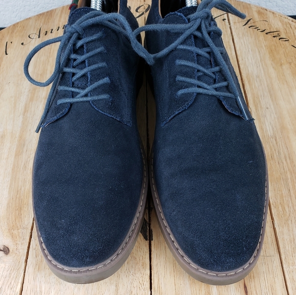 407000 GH Bass PASADENA BUCK II navy suede derby 10 main image 12